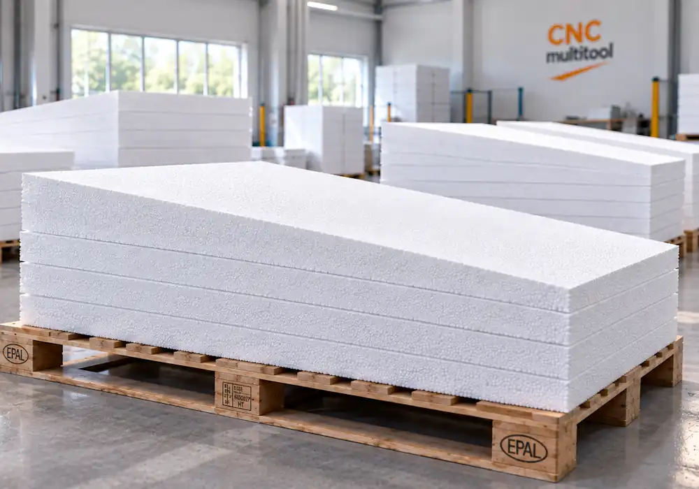 EPS y Neopor como material en bloque para la producción de cubiertas con la serie RoofCut