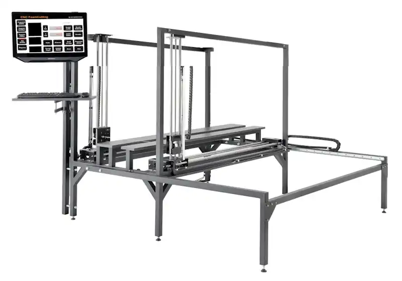 CUT1610SV máquina CNC de corte por hilo caliente con mesa variable
