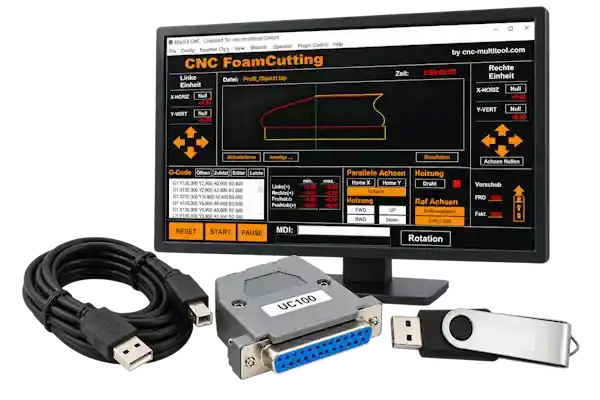 Paquete de software de máquina USB para la CUT2000S