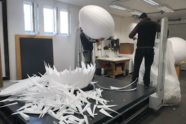 Vista de la fabricación de cnc-multitool en 2019