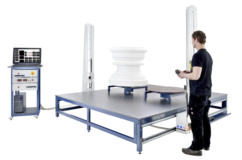 CUT3000S - CNC hot wire cutting machine for EPS and XPS, small, compact, flexible